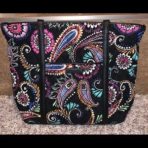 Vera Bradley - Small Trimmed Vera Tote - Kiev Paisley